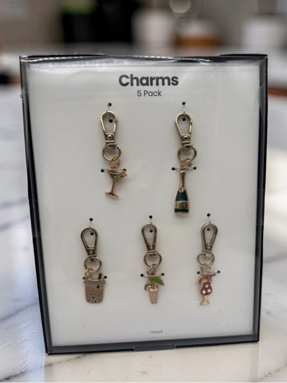 5-Pack Cocktail-Themed charms 🍸